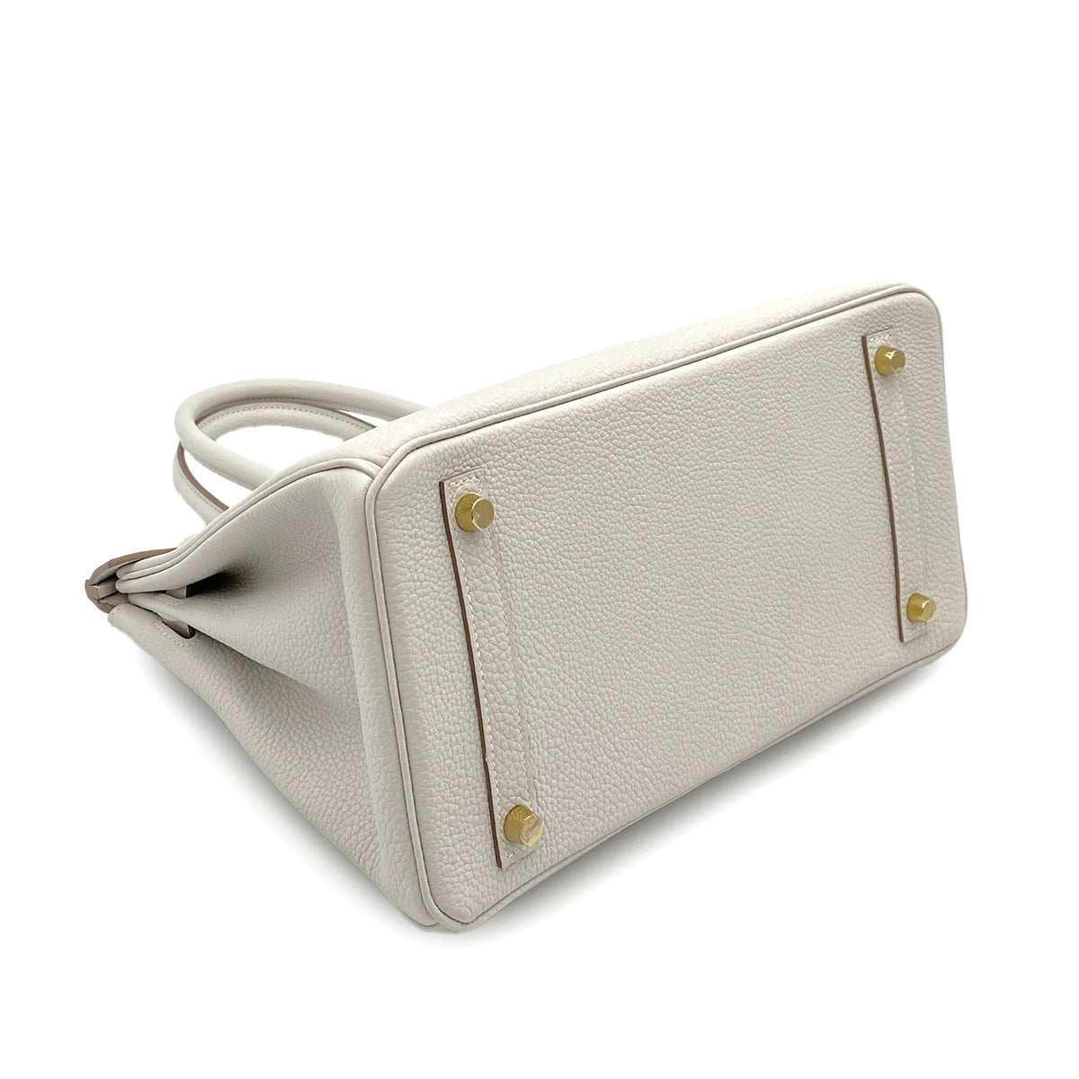 HERMES BIRKIN 30 GRIS PERLE TOGO HAND BAG B GHW 90264753