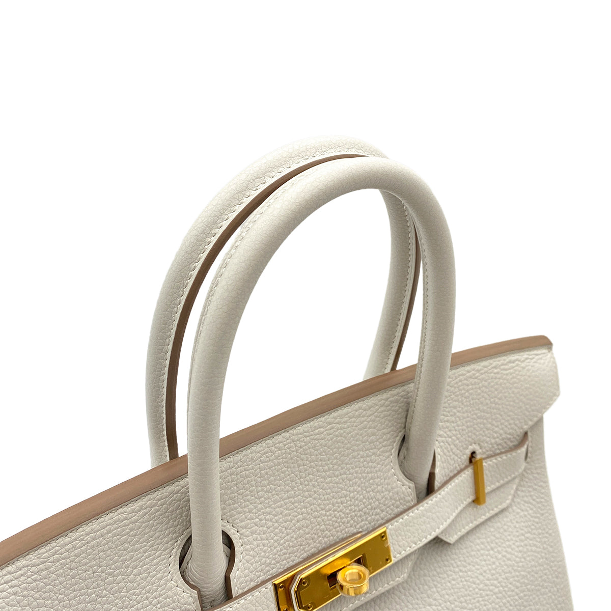 HERMES BIRKIN 30 GRIS PERLE TOGO HAND BAG B GHW 90264753