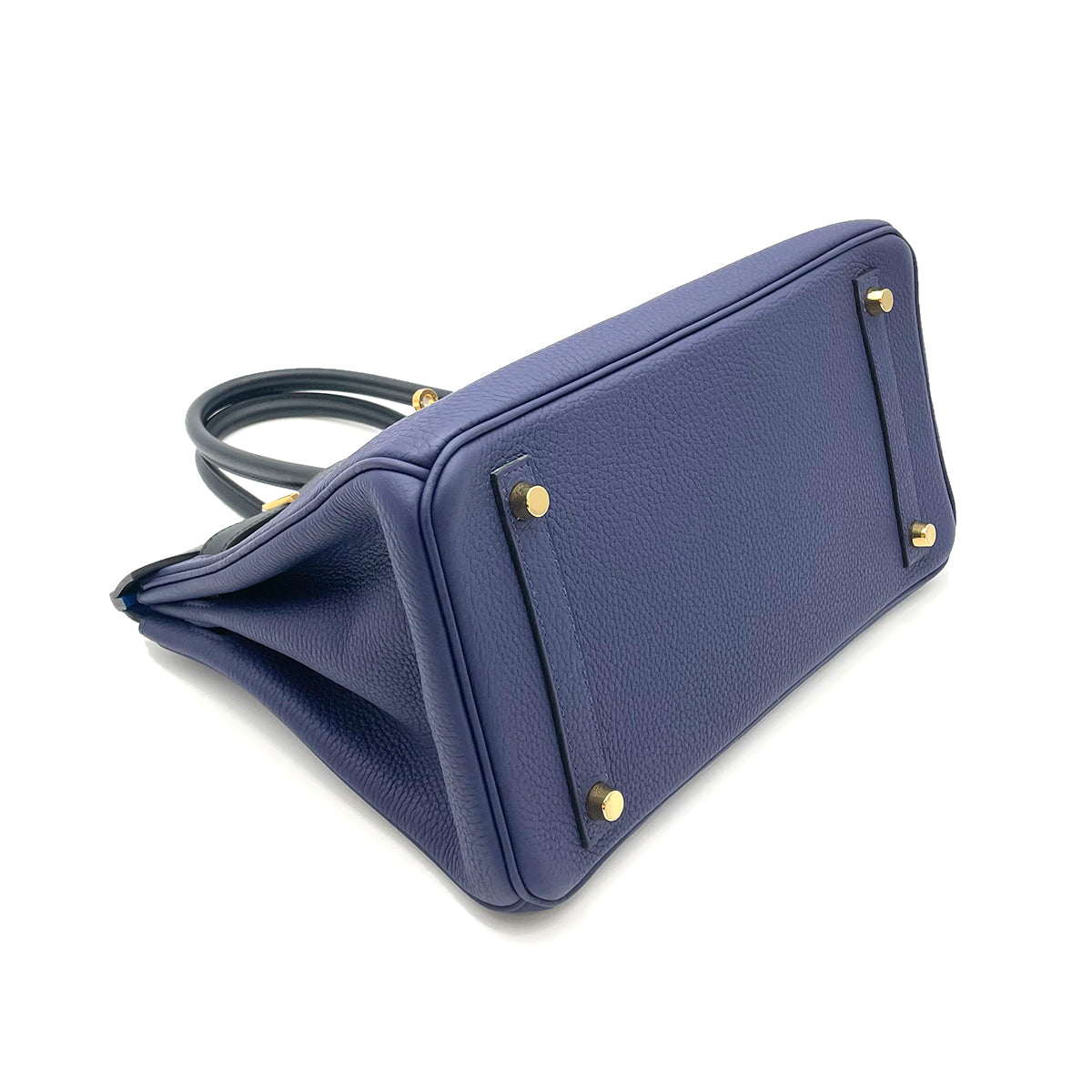 HERMES BIRKIN TOUCH  BLUE UNCLE BLUE OBSCURE TOGO SOMBRERO  HAND BAG C GHW  90264756