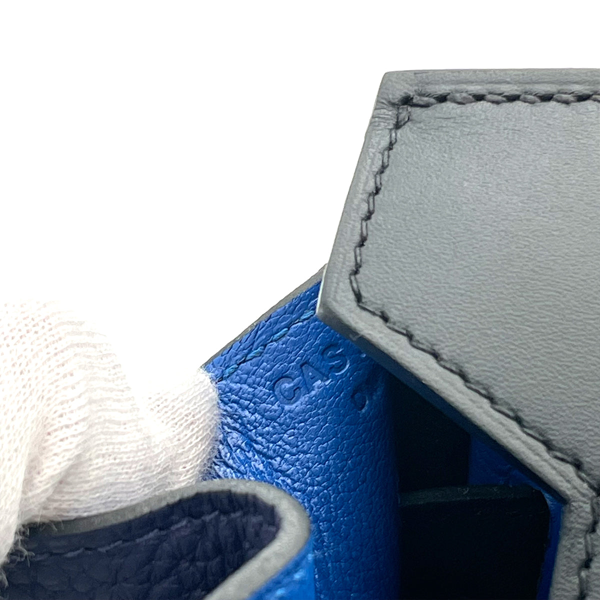 HERMES BIRKIN TOUCH  BLUE UNCLE BLUE OBSCURE TOGO SOMBRERO  HAND BAG C GHW  90264756