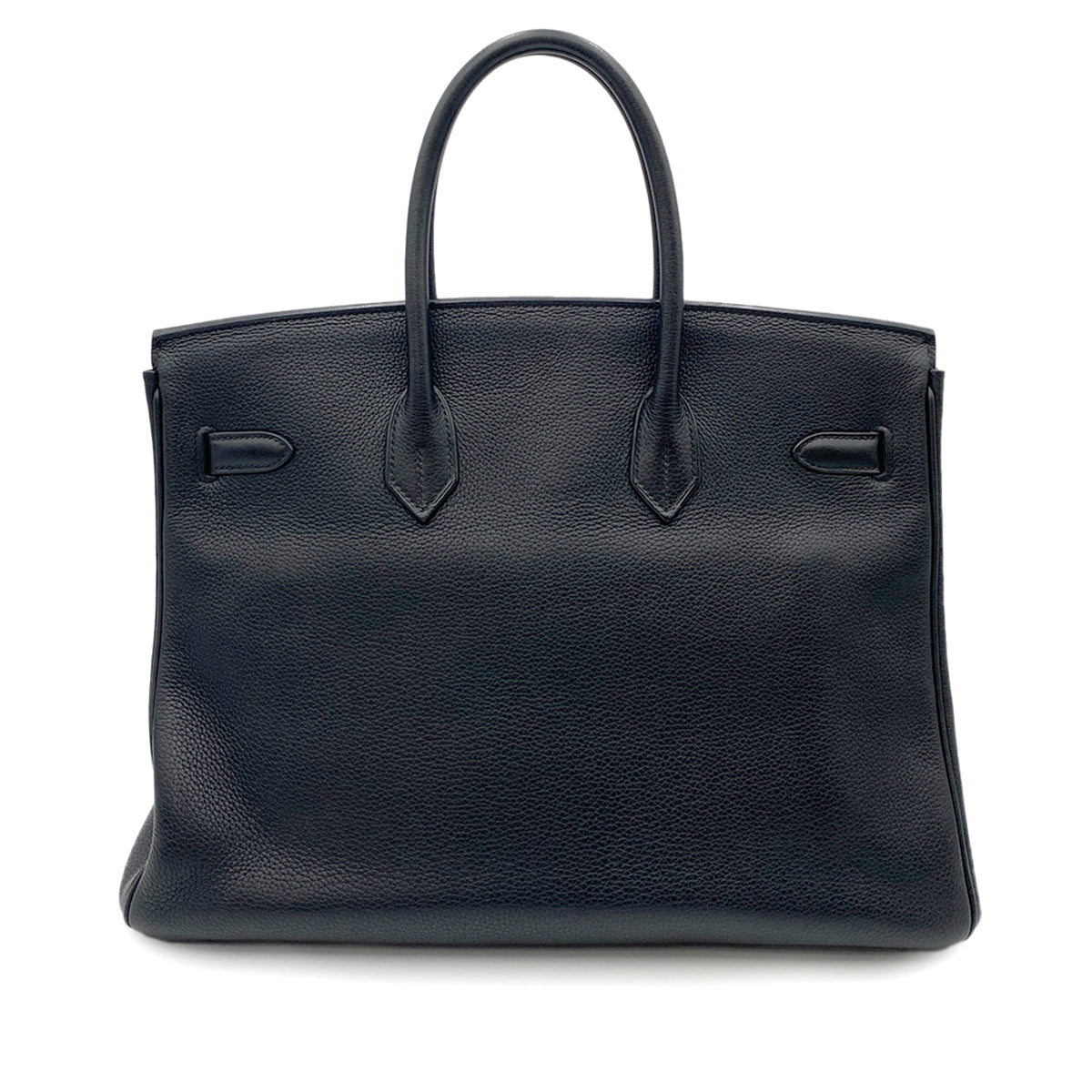 HERMES BIRKIN 35 BLACK TOGO HAND BAG □K SHW 90264758