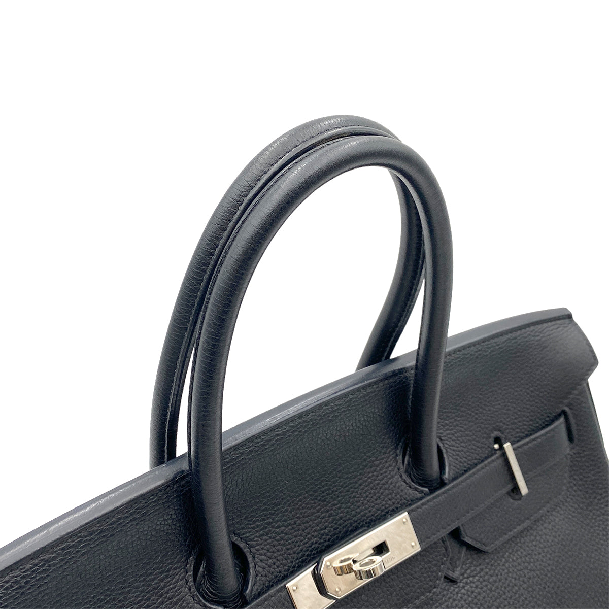 HERMES BIRKIN 35 BLACK TOGO HAND BAG □K SHW 90264758