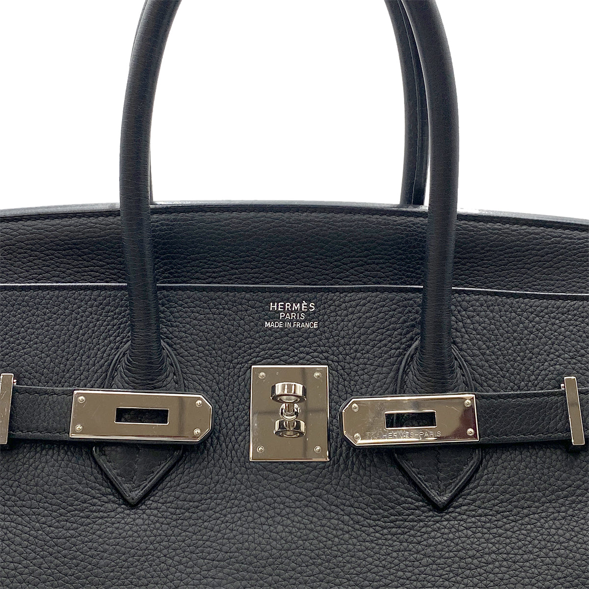 HERMES BIRKIN 35 BLACK TOGO HAND BAG □K SHW 90264758