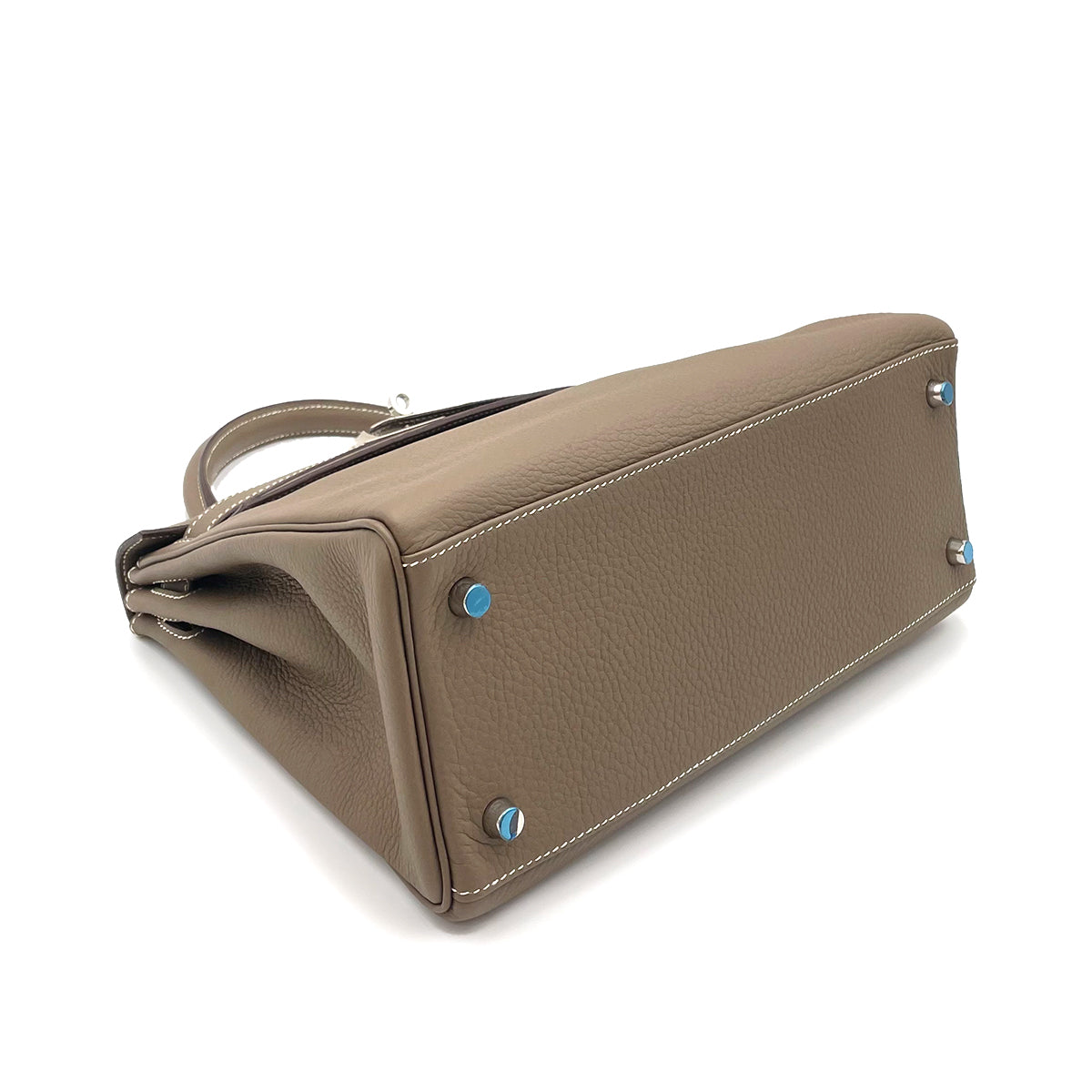 HERMES KELLY 28 RETOURNE ETOUPE TAURILLON CLEMENCE HAND SHOULDER BAG □J SHW 90264759