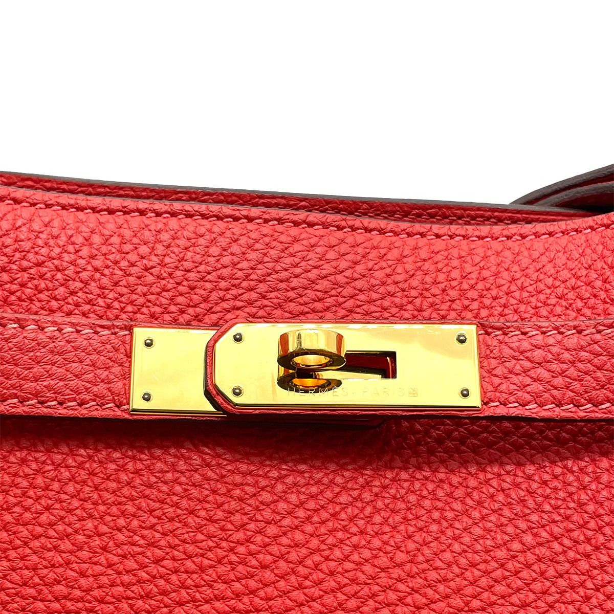 HERMES SO KELLY 26  ROUGE PIVOINE TAURILLON CLEMENCE SHOULDER BAG □R GHW 90264801