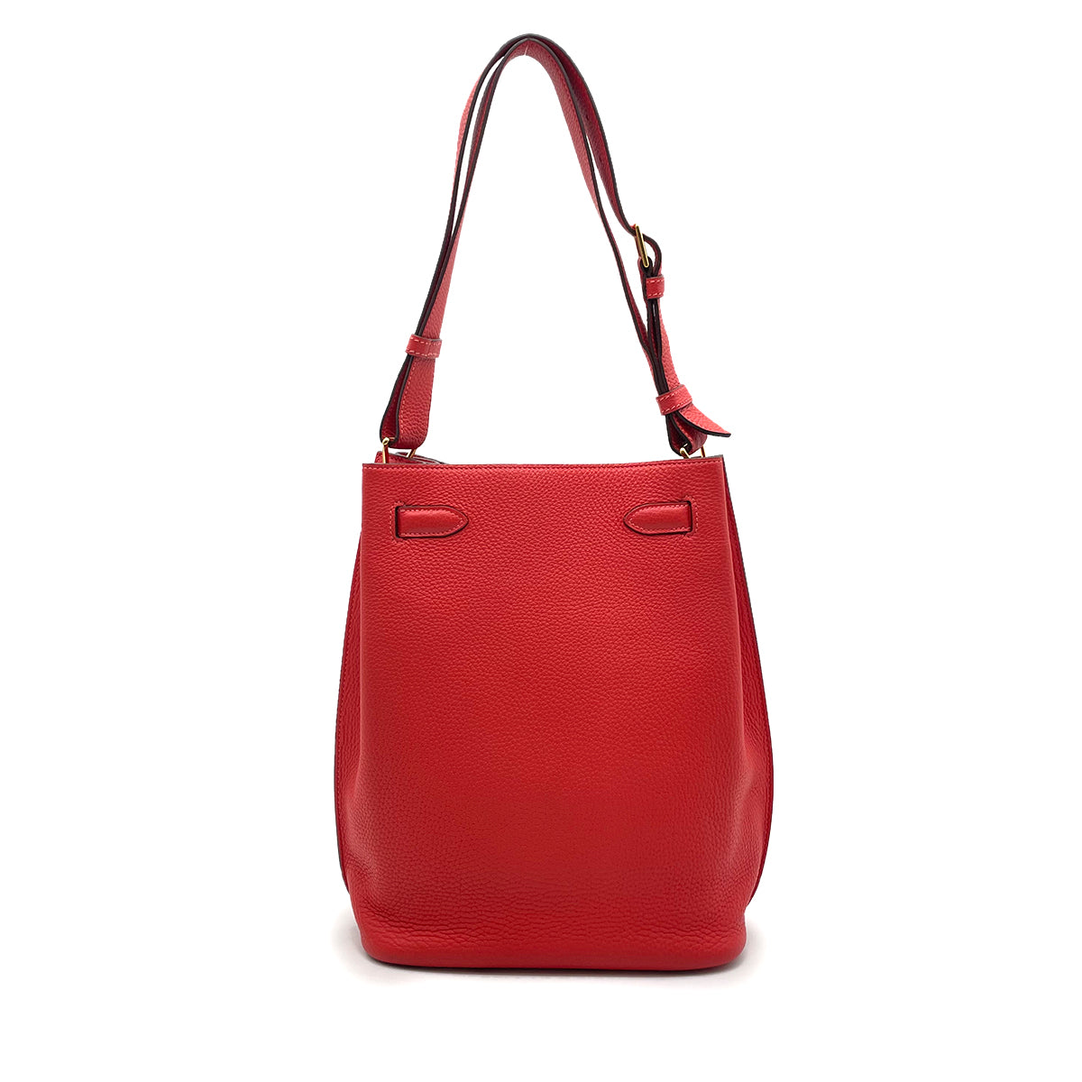 HERMES SO KELLY 26  ROUGE PIVOINE TAURILLON CLEMENCE SHOULDER BAG □R GHW 90264801