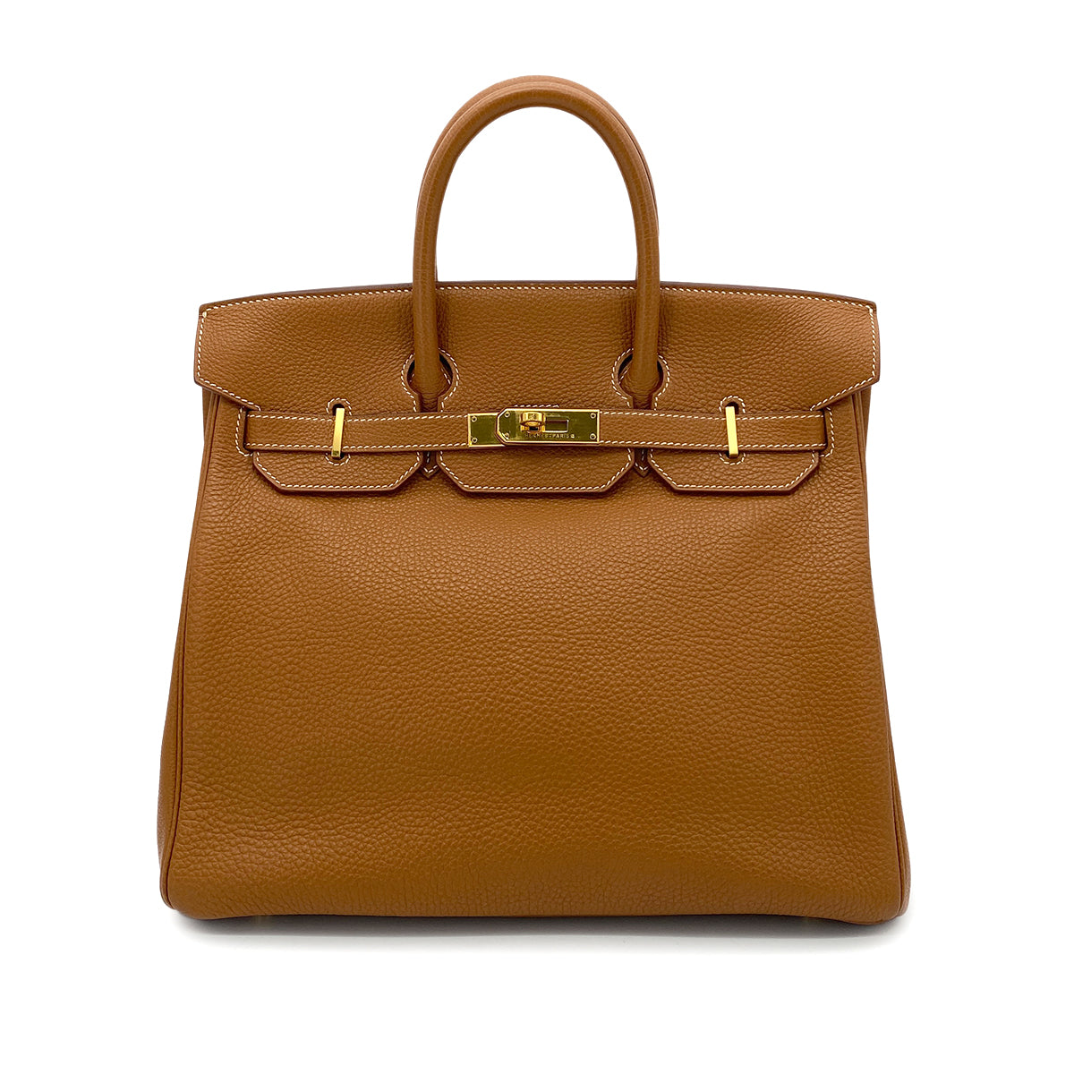 HERMES HAUT A COURROIES 32 GOLD TOGO HAND BAG □D GHW 90264808