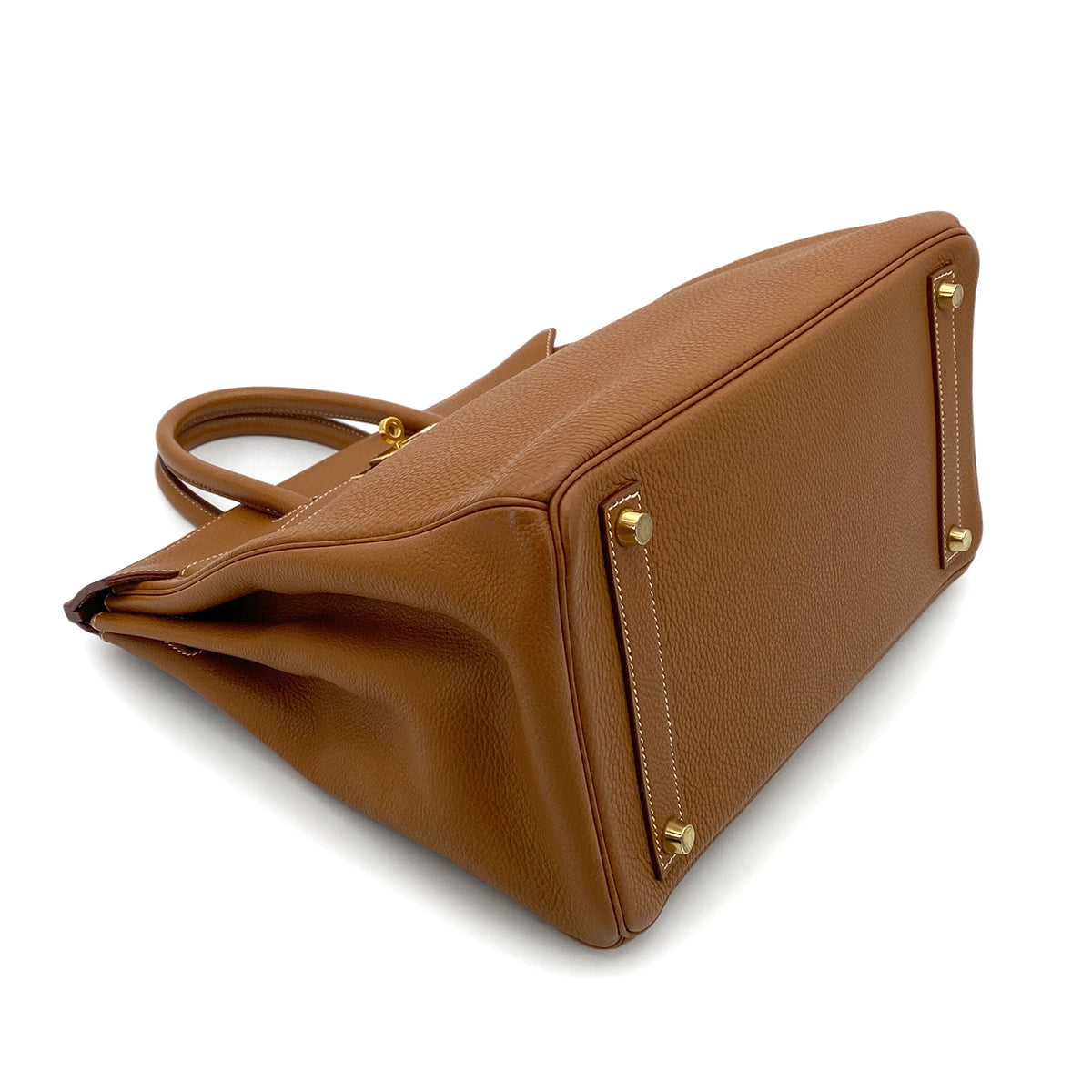 HERMES HAUT A COURROIES 32 GOLD TOGO HAND BAG □D GHW 90264808