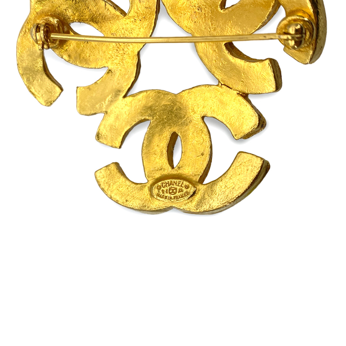 CHANEL VINTAGE BROOCH TRIPLE COCO ACCESSORY 94A 90265290