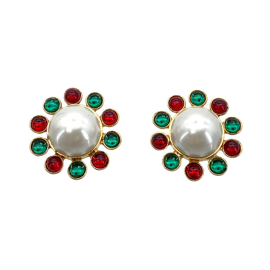 CHANEL VINTAGE EARRINGS FAKEPEARL BIJOU ACCESSORY 25 90265292