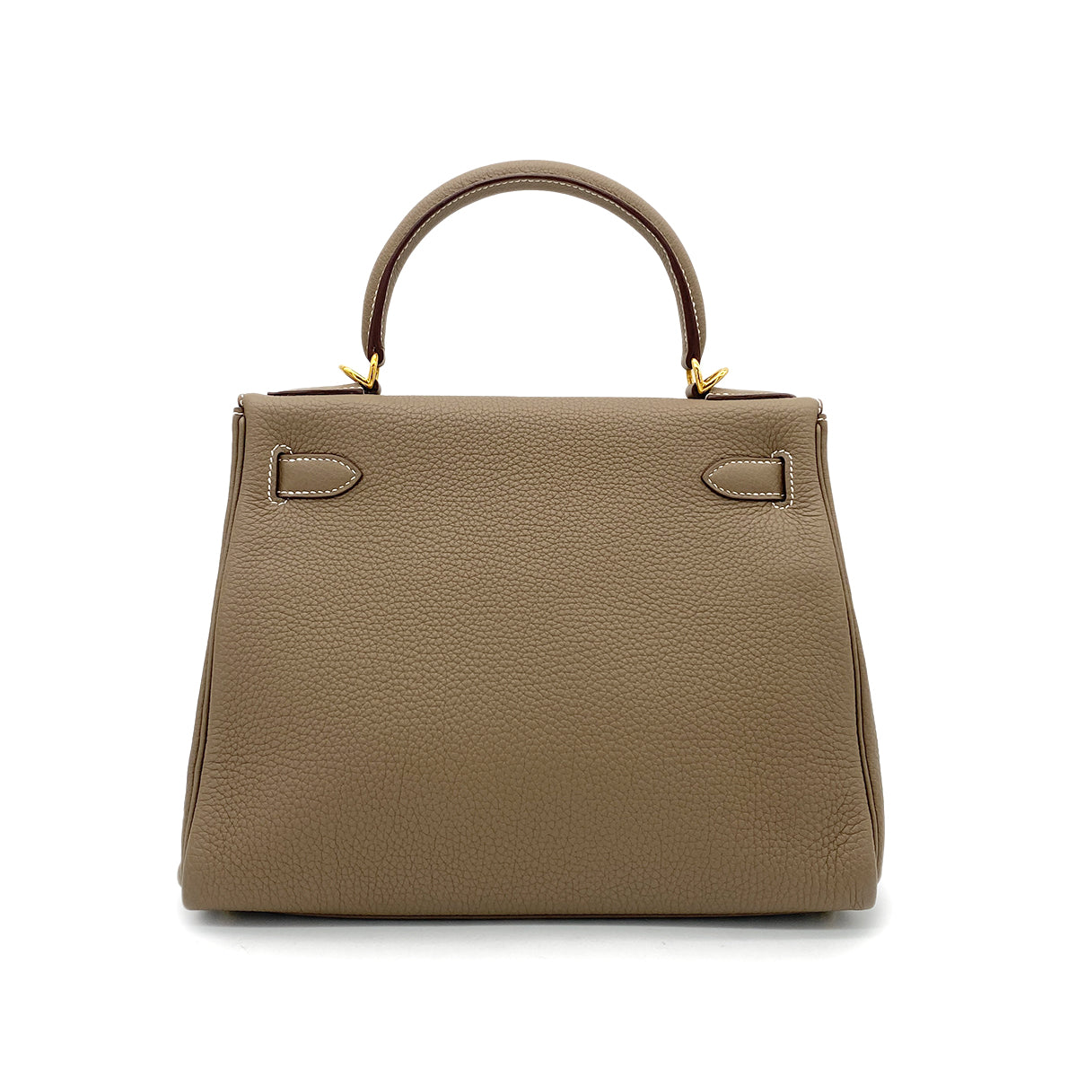 HERMES KELLY 28 RETOURNE ETOUPE TOGO HAND SHOULDER BAG B GHW 90265294