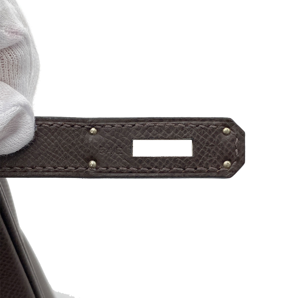 HERMES HAUT A COURROIES 28 CAFE EPSOM HAND BAG ▢J SHW 90265303