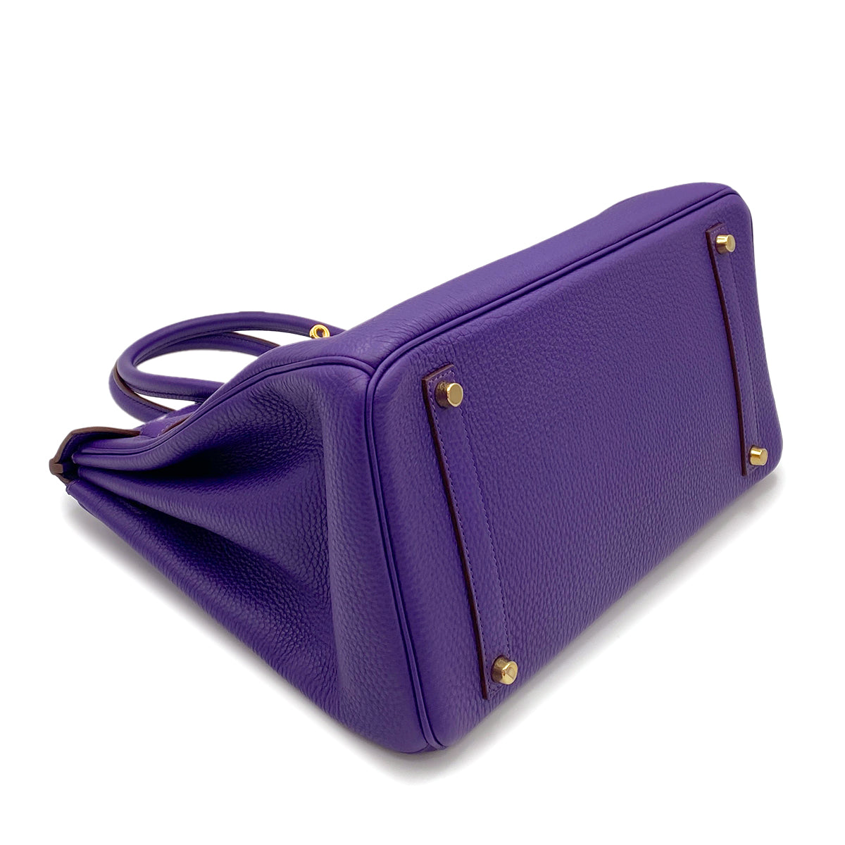 HERMES BIRKIN 35 IRIS TOGO HAND BAG □N GHW 90265590