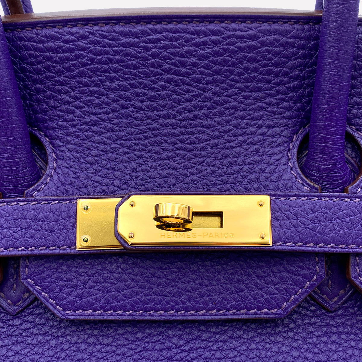 HERMES BIRKIN 35 IRIS TOGO HAND BAG □N GHW 90265590