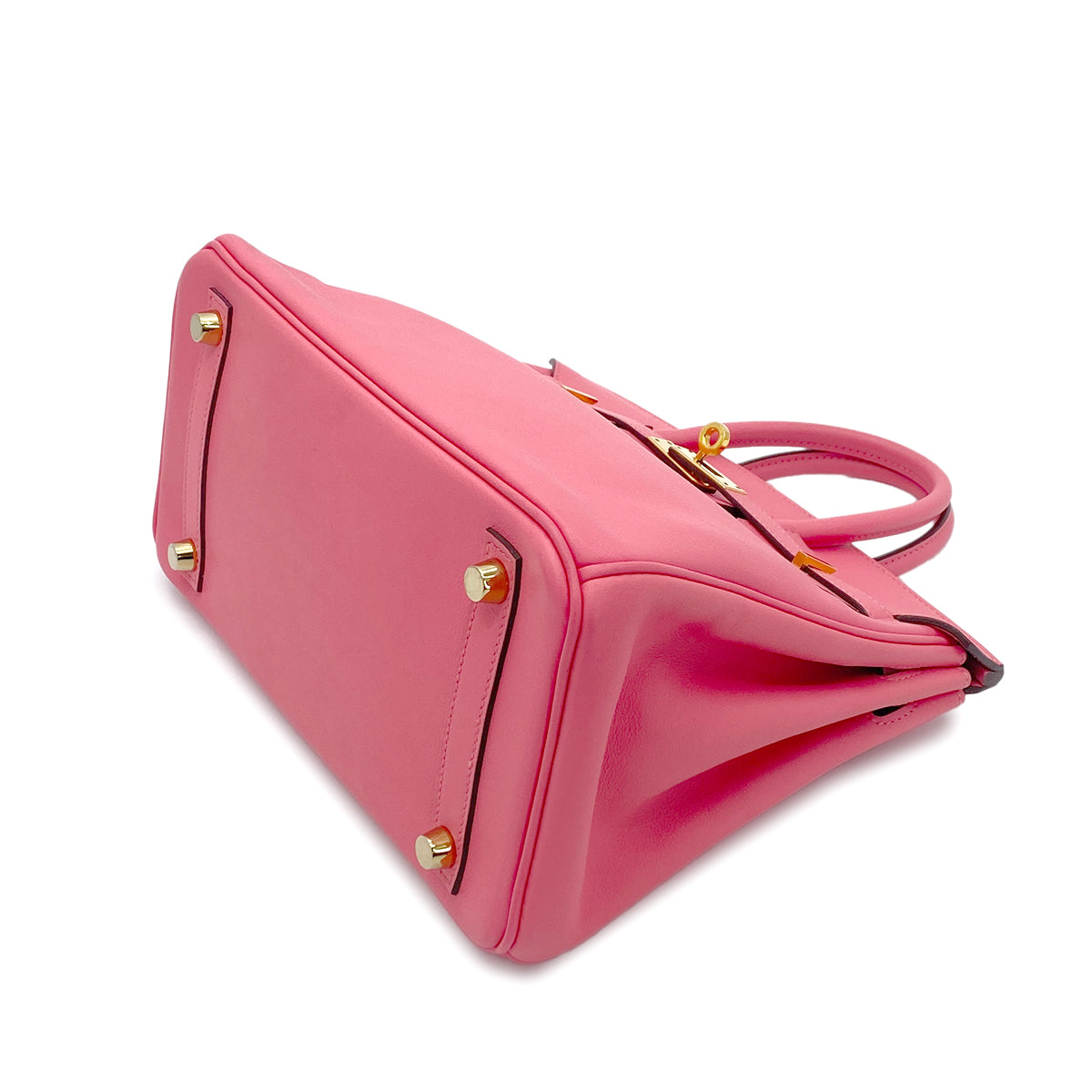 HERMES BIRKIN 25 ROSE AZALEE SWIFT HAND BAG A GHW 90265599