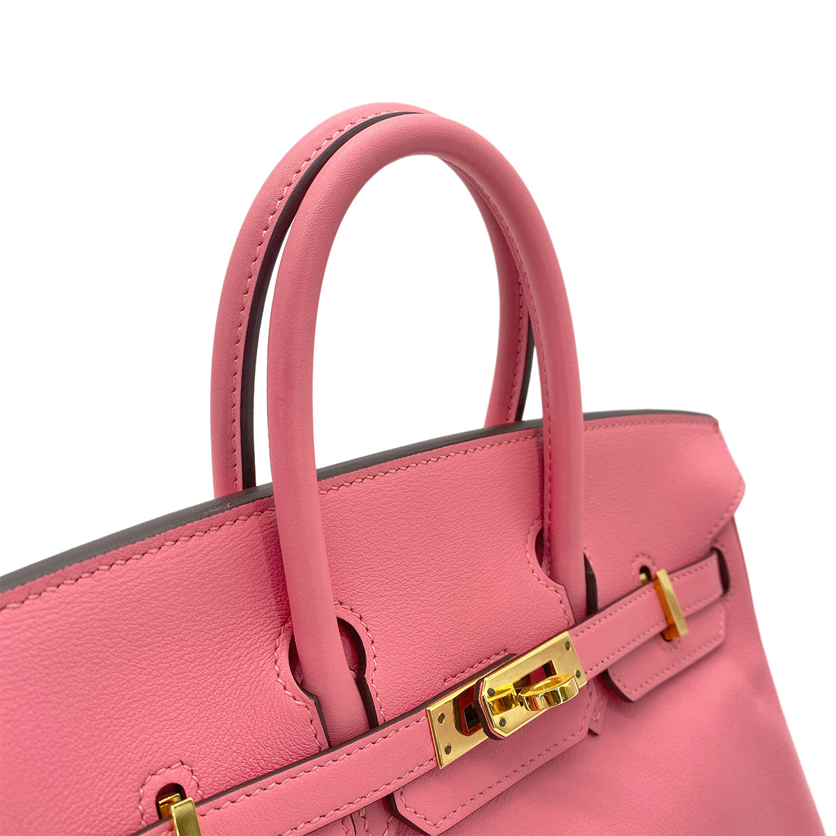 HERMES BIRKIN 25 ROSE AZALEE SWIFT HAND BAG A GHW 90265599