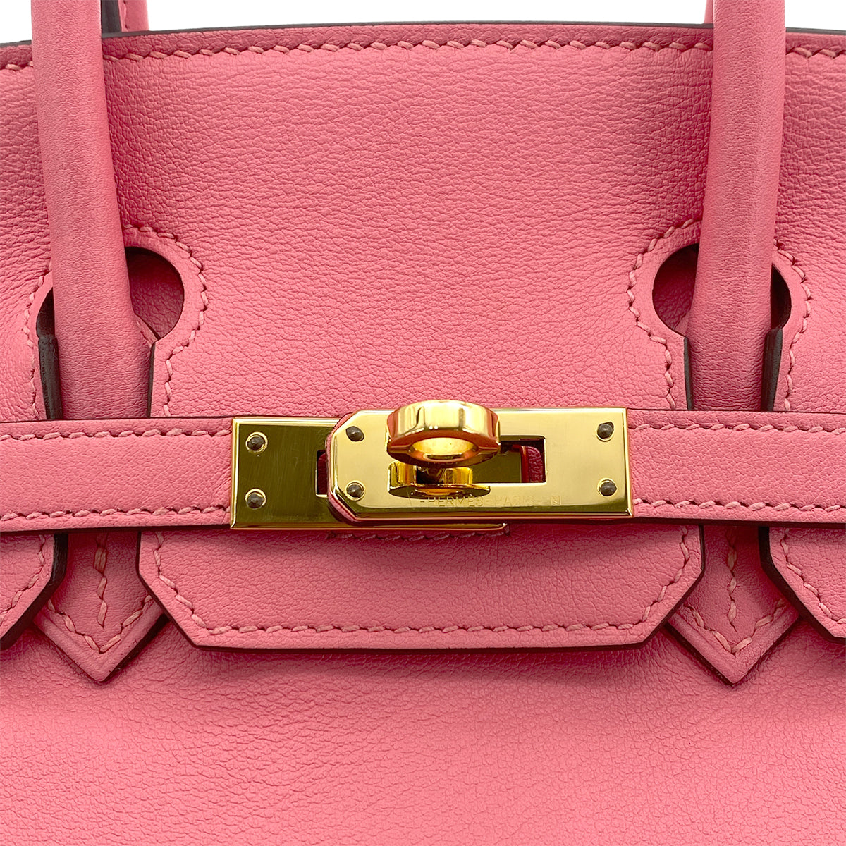 HERMES BIRKIN 25 ROSE AZALEE SWIFT HAND BAG A GHW 90265599