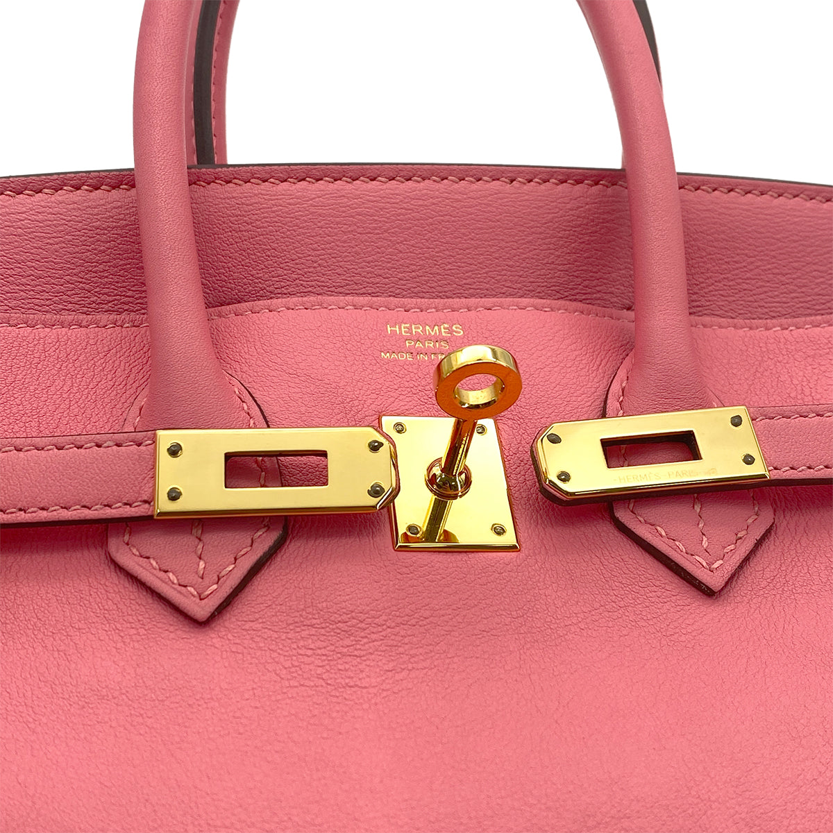 HERMES BIRKIN 25 ROSE AZALEE SWIFT HAND BAG A GHW 90265599