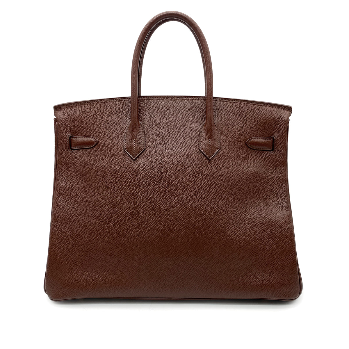 HERMES BIRKIN 35 BROWN COURCHEVEL HAND BAG □A GHW 90265600