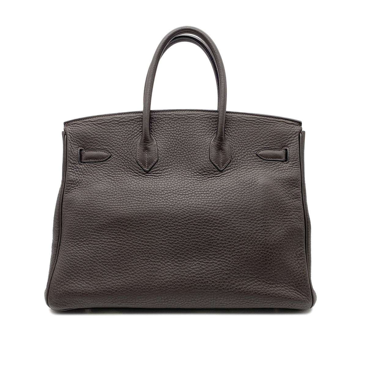 HERMES BIRKIN 35 HAVANNE TAURILLON CLEMENCE HAND BAG □G SHW 90265890