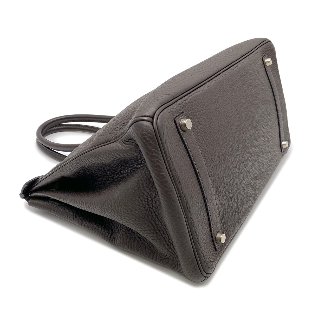 HERMES BIRKIN 35 HAVANNE TAURILLON CLEMENCE HAND BAG □G SHW 90265890