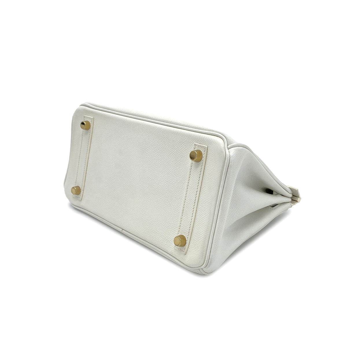 HERMES BIRKIN 25 WHITE VEAU EPSOM HAND BAG □N GHW 90265894