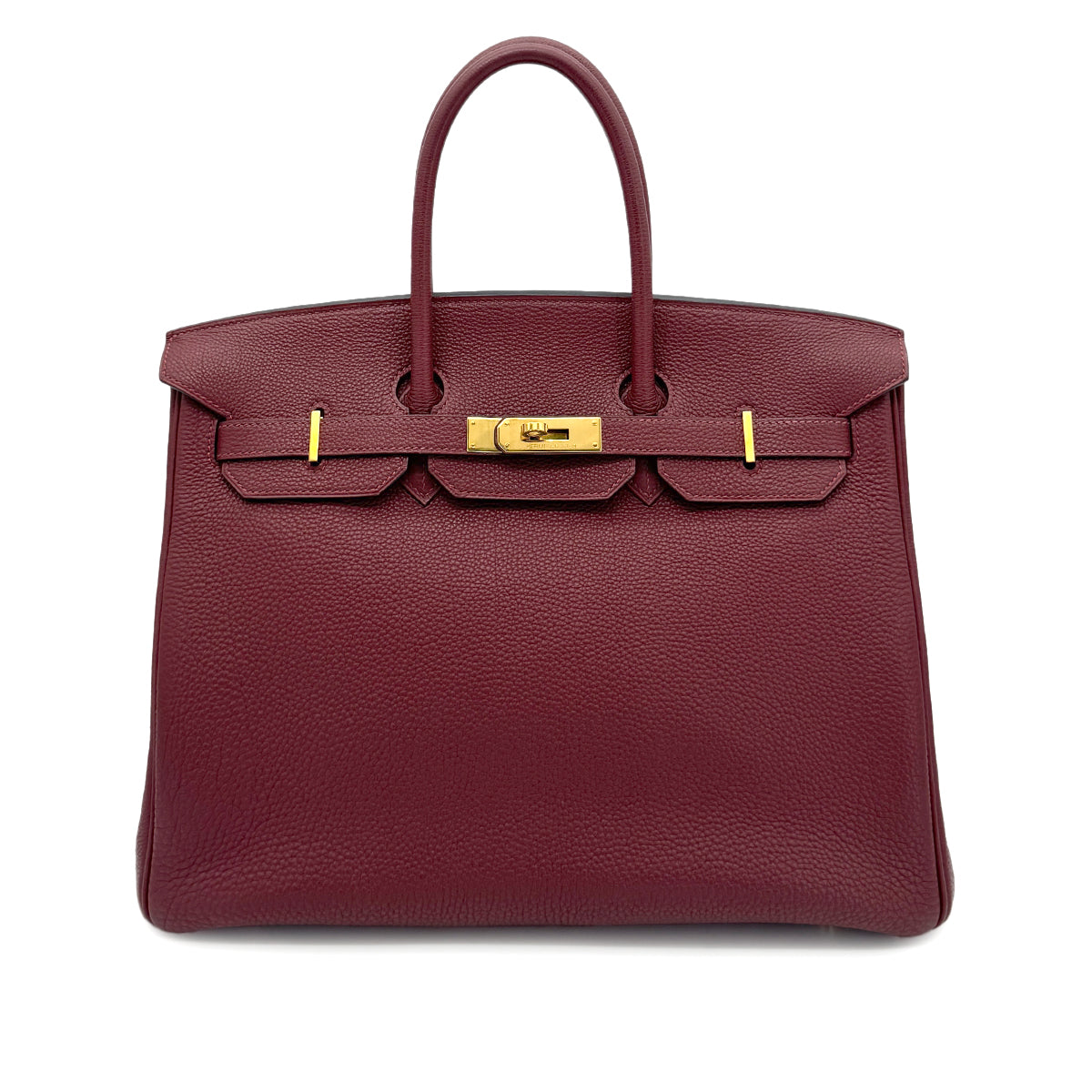 HERMES BIRKIN 35 ROUGE H TOGO HAND BAG □I GHW 90265896