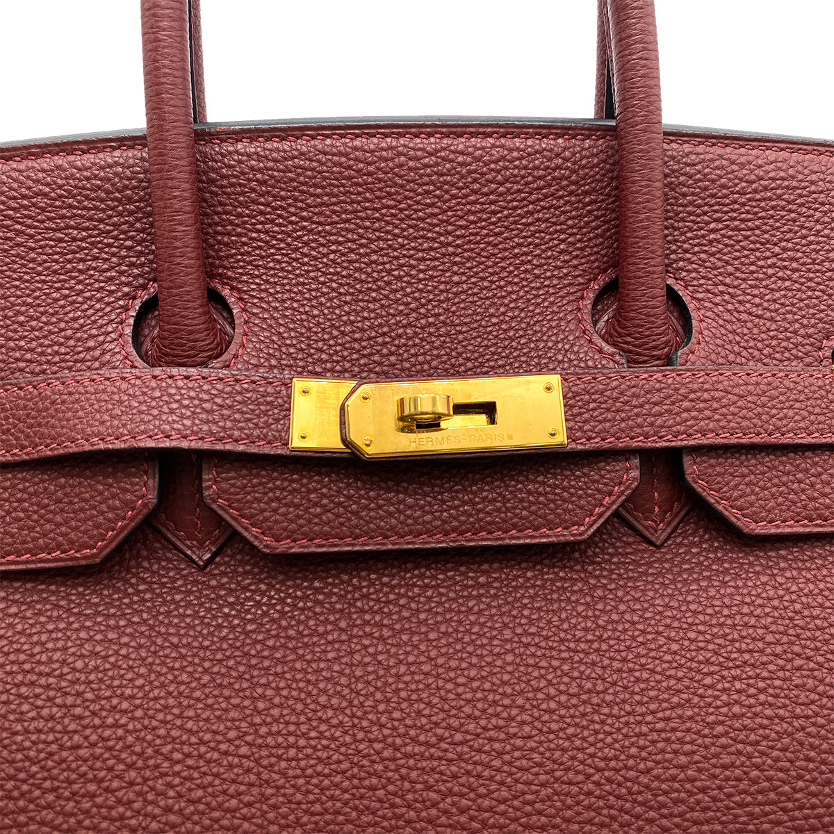 HERMES BIRKIN 35 ROUGE H TOGO HAND BAG □I GHW 90265896