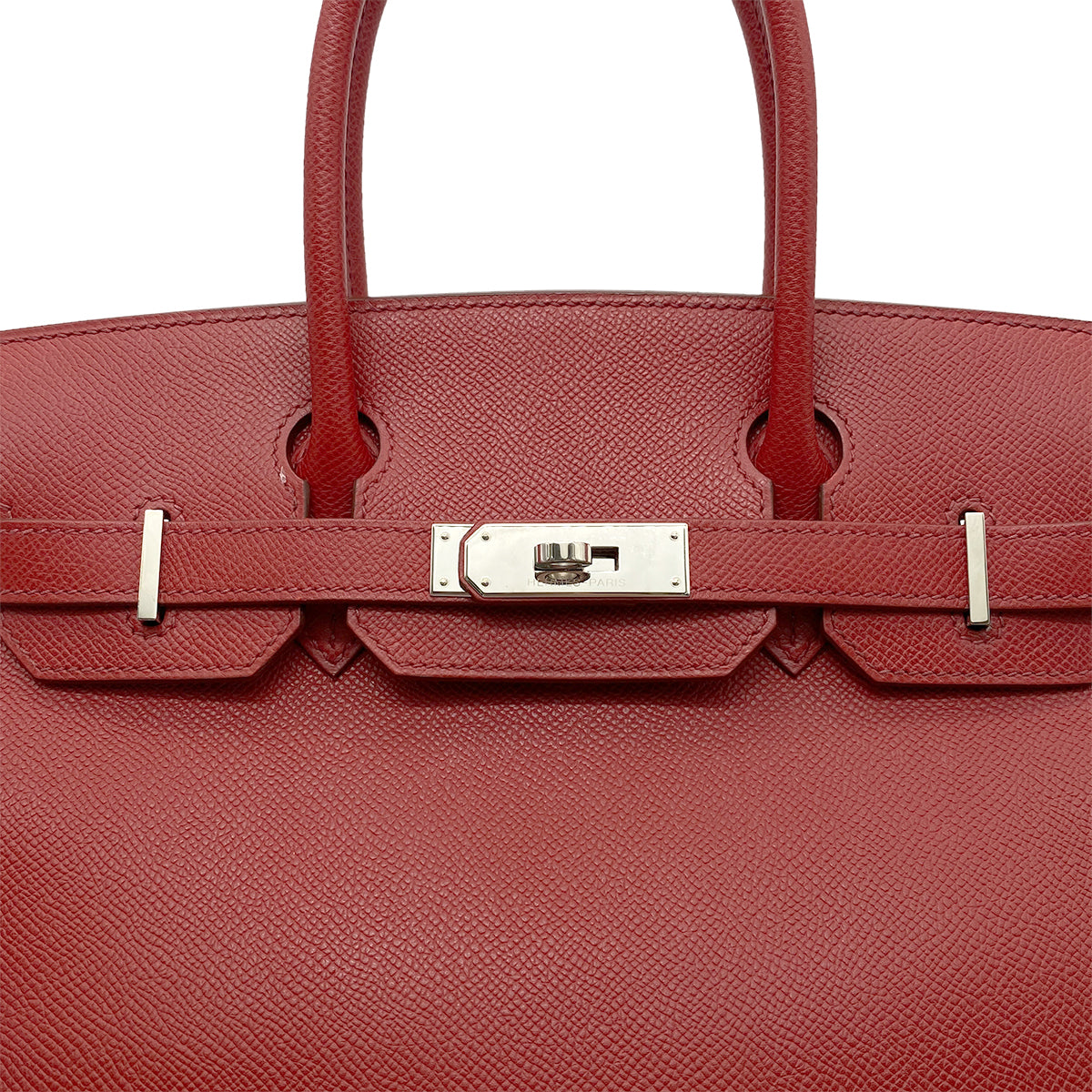 HERMES BIRKIN 30 ROUGE GARANCE EPSOM HAND BAG □K SHW 90265901