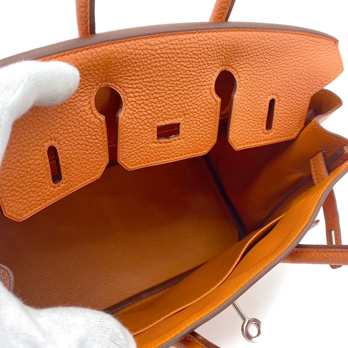 HERMES BIRKIN 25 POTIRON TOGO HAND BAG □M SHW 90265902