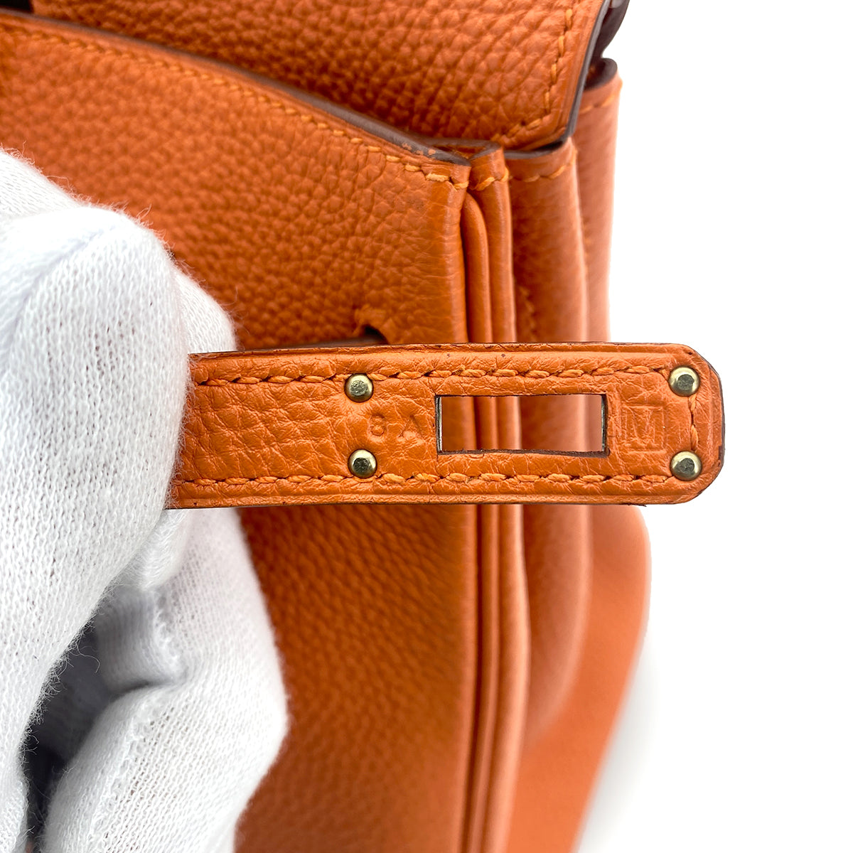 HERMES BIRKIN 25 POTIRON TOGO HAND BAG □M SHW 90265902