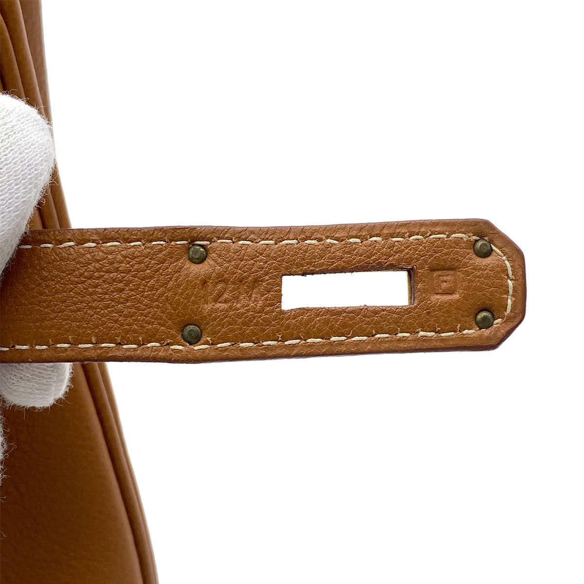 HERMES HAUT A COURROIES 32 GOLD TOGO HAND BAG □F GHW  90265904