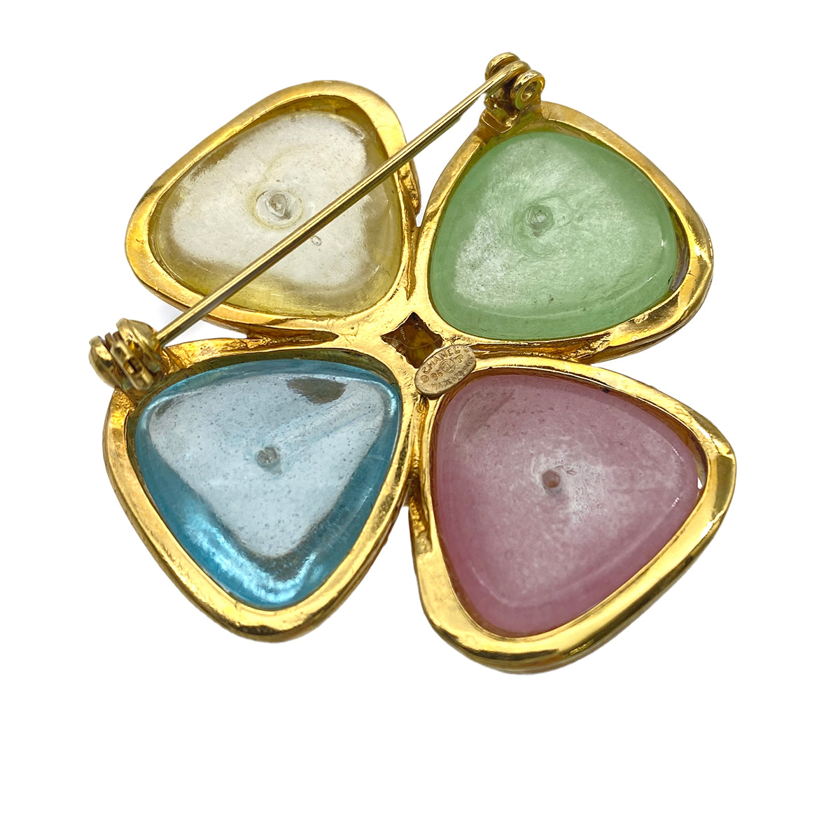 CHANEL VINTAGE COCOMARK BROOCH COLOR STONE ACCESSORY 96P 90265920