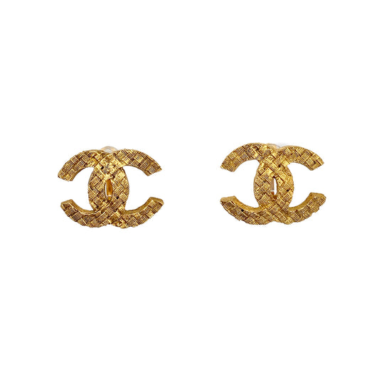 CHANEL VINTAGE EARRINGS COCOMARK ACCESSORY 90265930