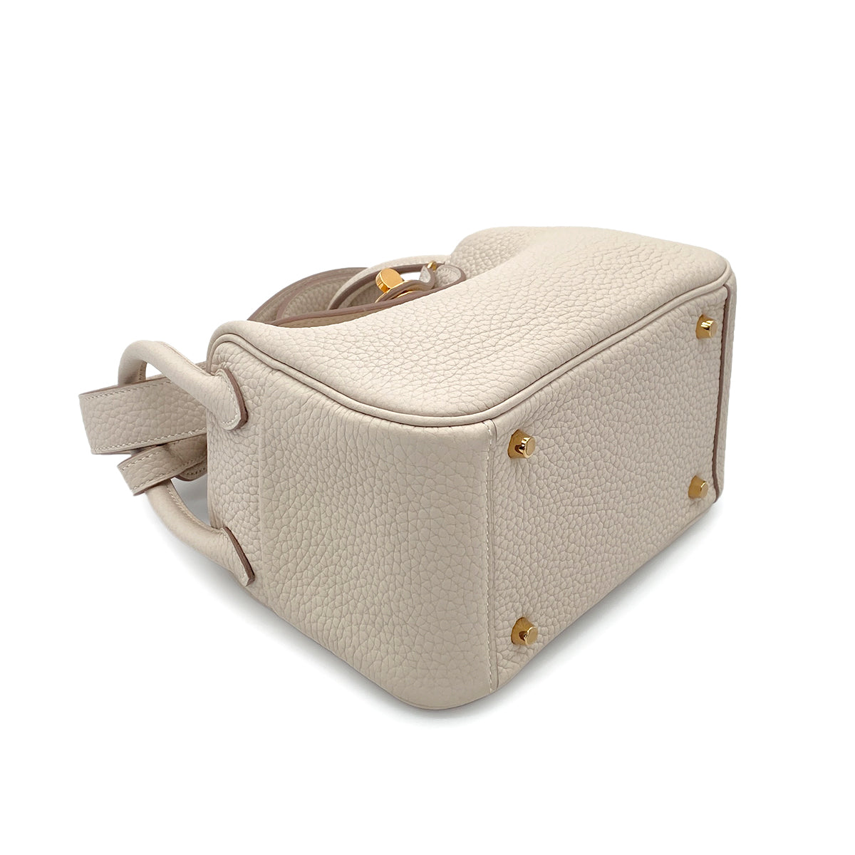 HERMES LINDY MINI 20 CRAIE TAURILLON CLEMENCE SHOULDER BAG Z GHW 90266134