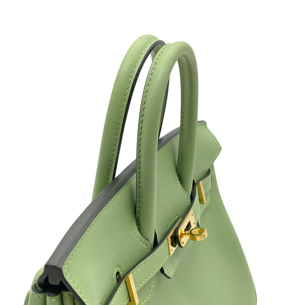 HERMES BIRKIN 25 VERT CRIQUET SWIFT HAND BAG Y GHW 90266138