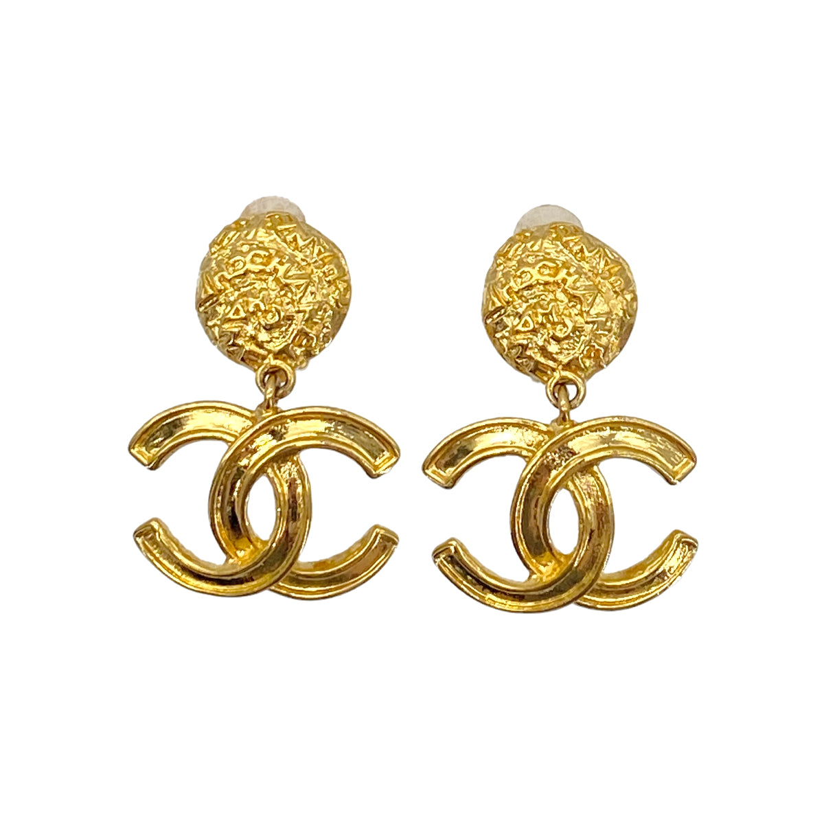 CHANEL VINTAGE EARRINGS COCOMARK SWING ACCESSORY 95A 90266169