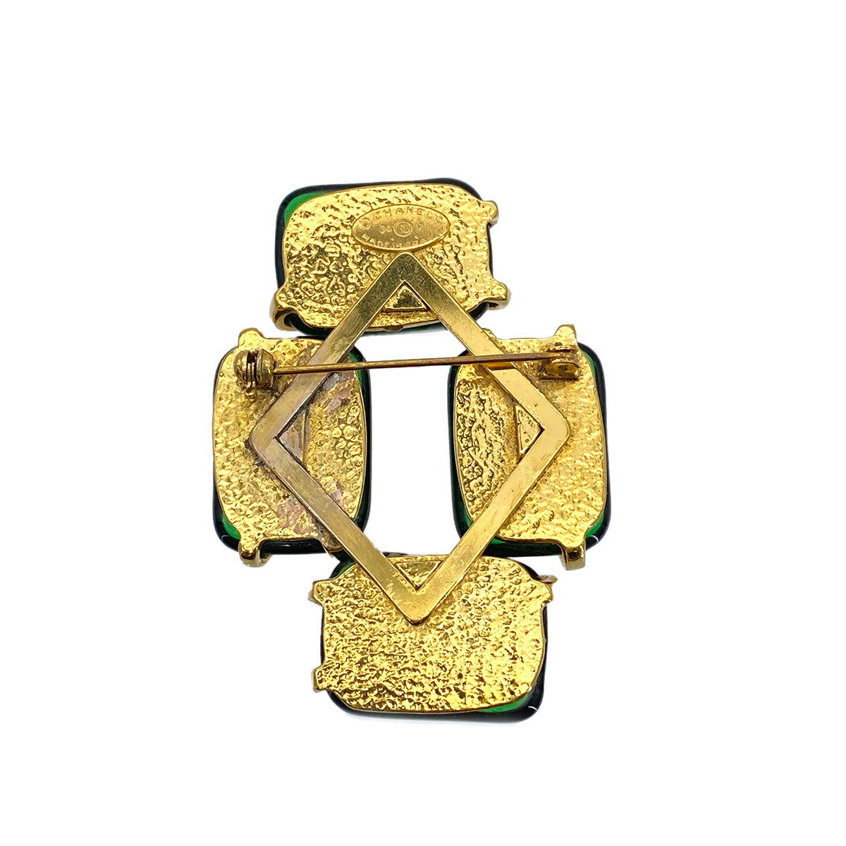 CHANEL VINTAGE BROOCH GRIPOIX COCO MARK ACCESSORY 94P 90266170