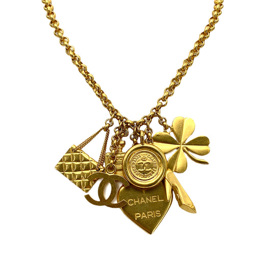 CHANEL VINTAGE NECKLACE ICON CHARM ACCESSORY 96P 90266171