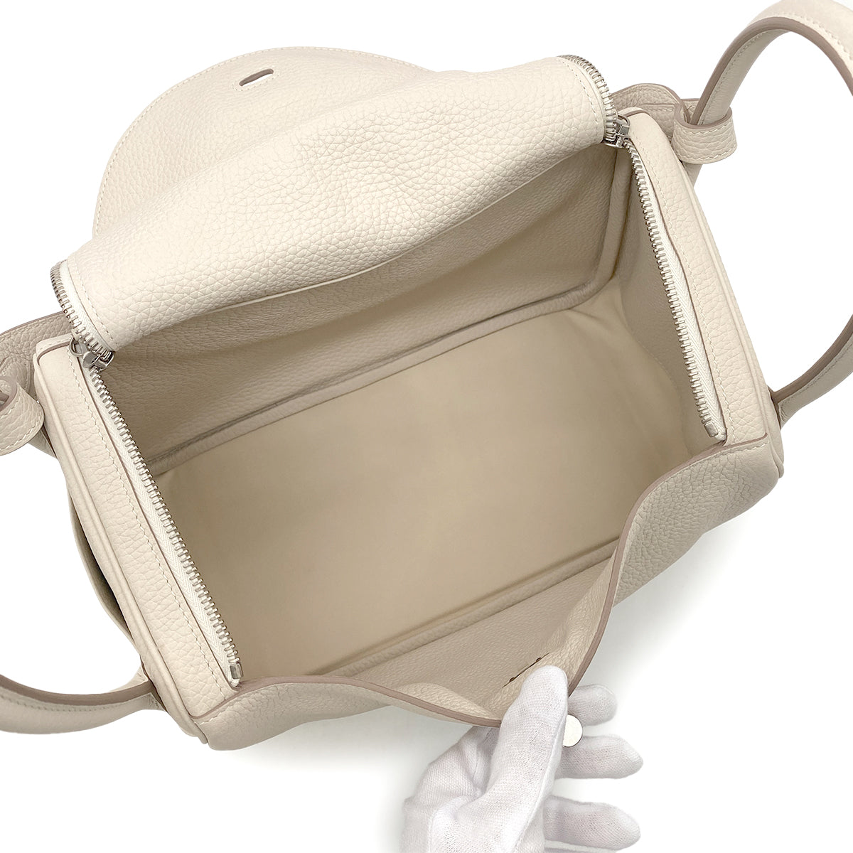 HERMES LINDY 30 CRAIE TAURILLON CLEMENCE SHOULDER BAG A SHW 90266243