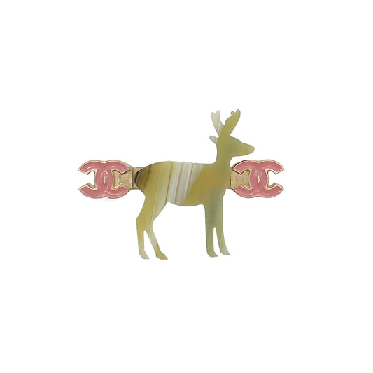 CHANEL COCOMARK BROOCH DEER MOTIF ACCESSORY 01A 90266420