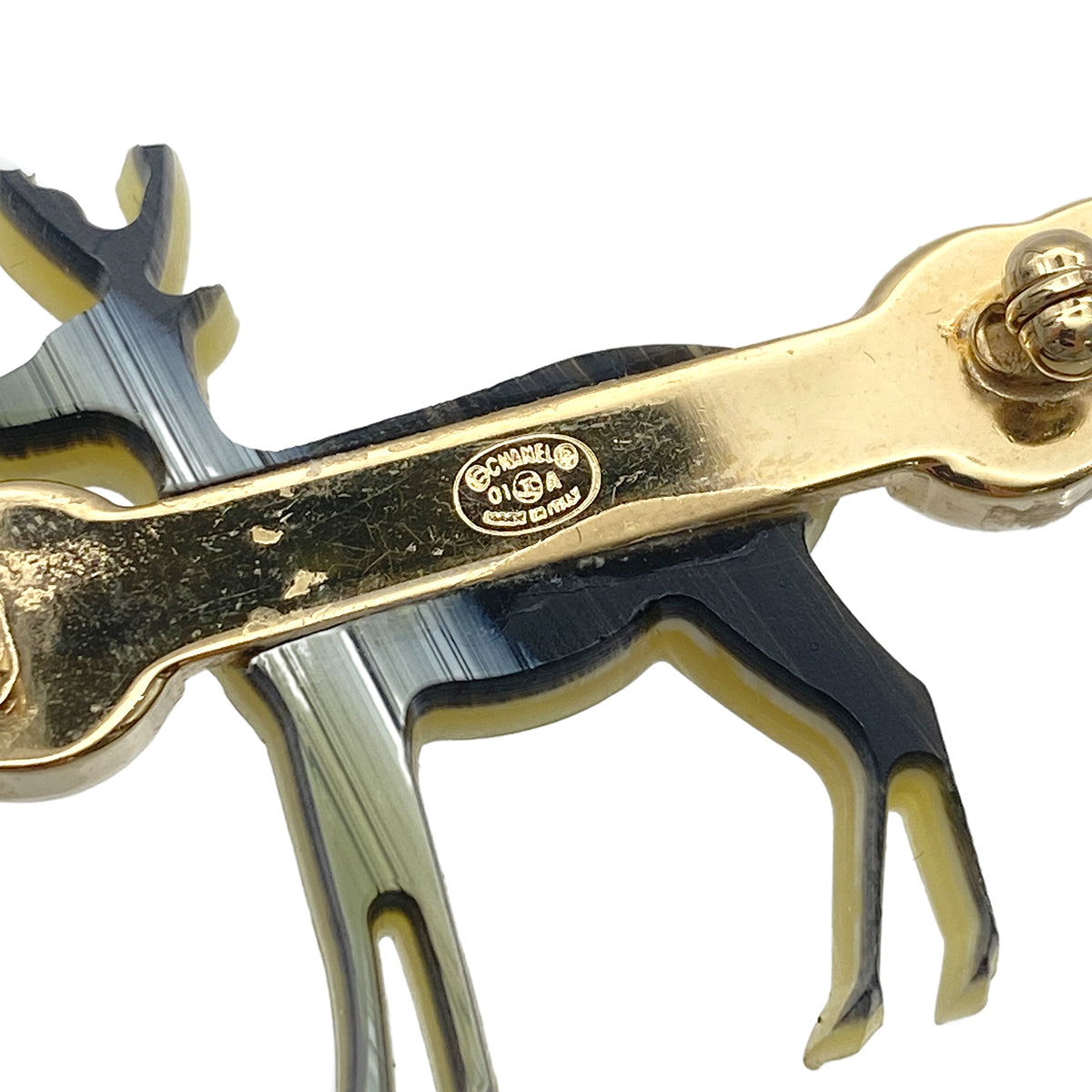 CHANEL COCOMARK BROOCH DEER MOTIF ACCESSORY 01A 90266420