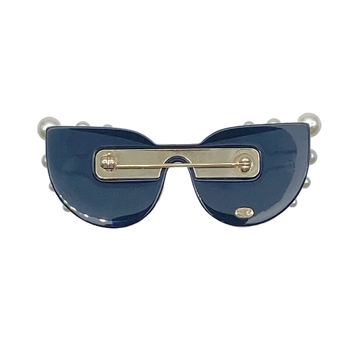 CHANEL BROOCH SUNGLASSES MOTIF COCOMARK FAUX PEARL ACCESSORY 17C 90266423