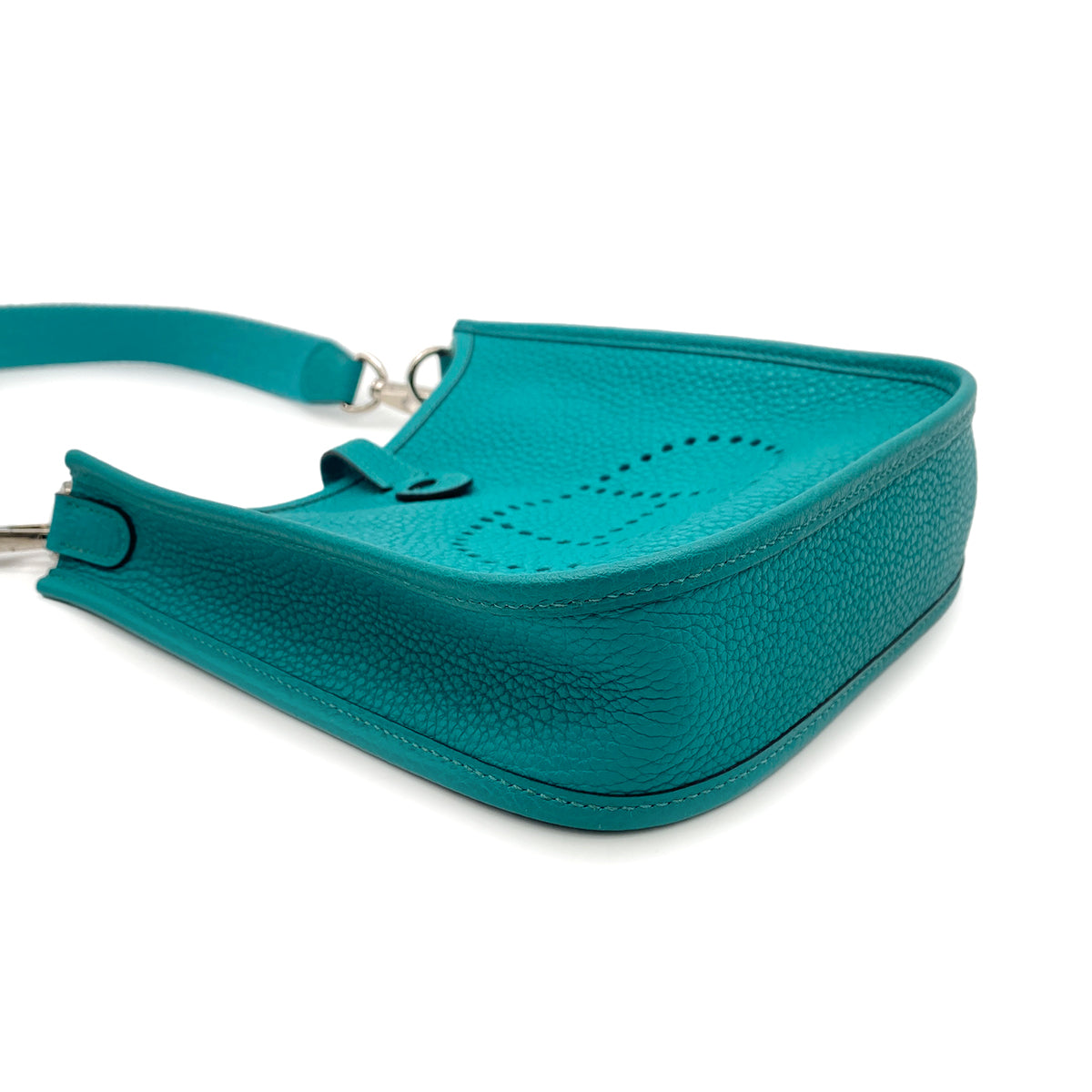 HERMES EVELYNE TPM BLEU PAON TAURILLON CLEMENCE SHOULDER BAG X 90266424