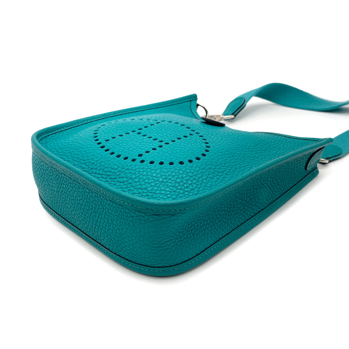 HERMES EVELYNE TPM BLEU PAON TAURILLON CLEMENCE SHOULDER BAG X 90266424