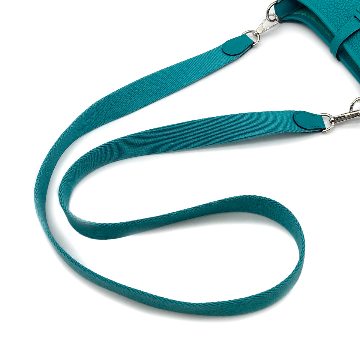 HERMES EVELYNE TPM BLEU PAON TAURILLON CLEMENCE SHOULDER BAG X 90266424