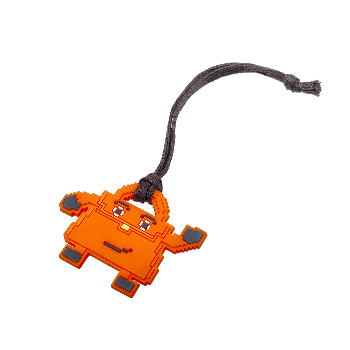 HERMES KELLY DOLL BAG CHARM ORANGE RUBBER 90266426