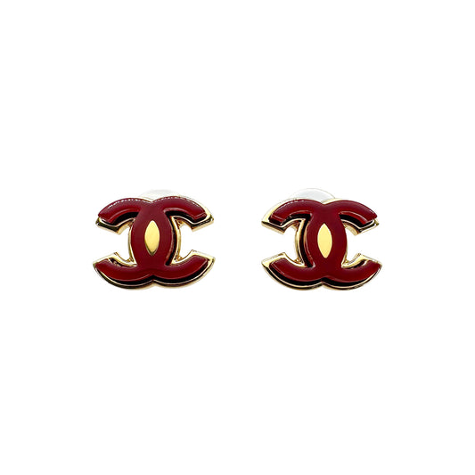 CHANEL EARRINGS COCOMARK RED ACCESSORY B23K 90266429