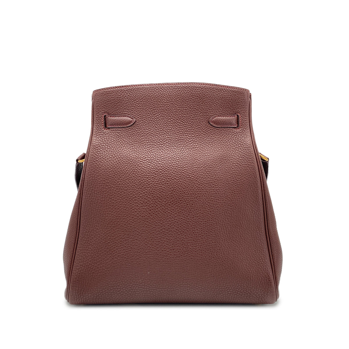 HERMES KELLY SPORTS BROWN TOGO SHOULDER BAG □E 90266444
