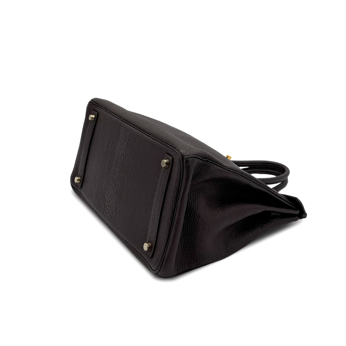 HERMES HAUT A COURROIES 32 COCAON CHEVRE HAND BAG □K GHW 90266450